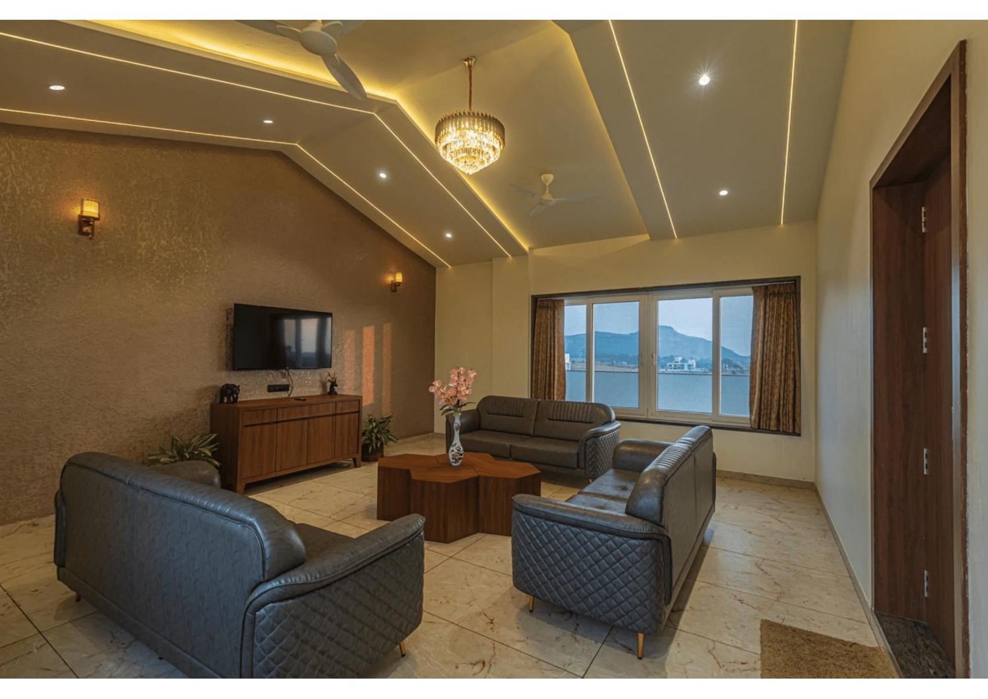 Mountain Glory 8Bhk By Tensorstays, Pool & Theater Igatpuri Exteriör bild