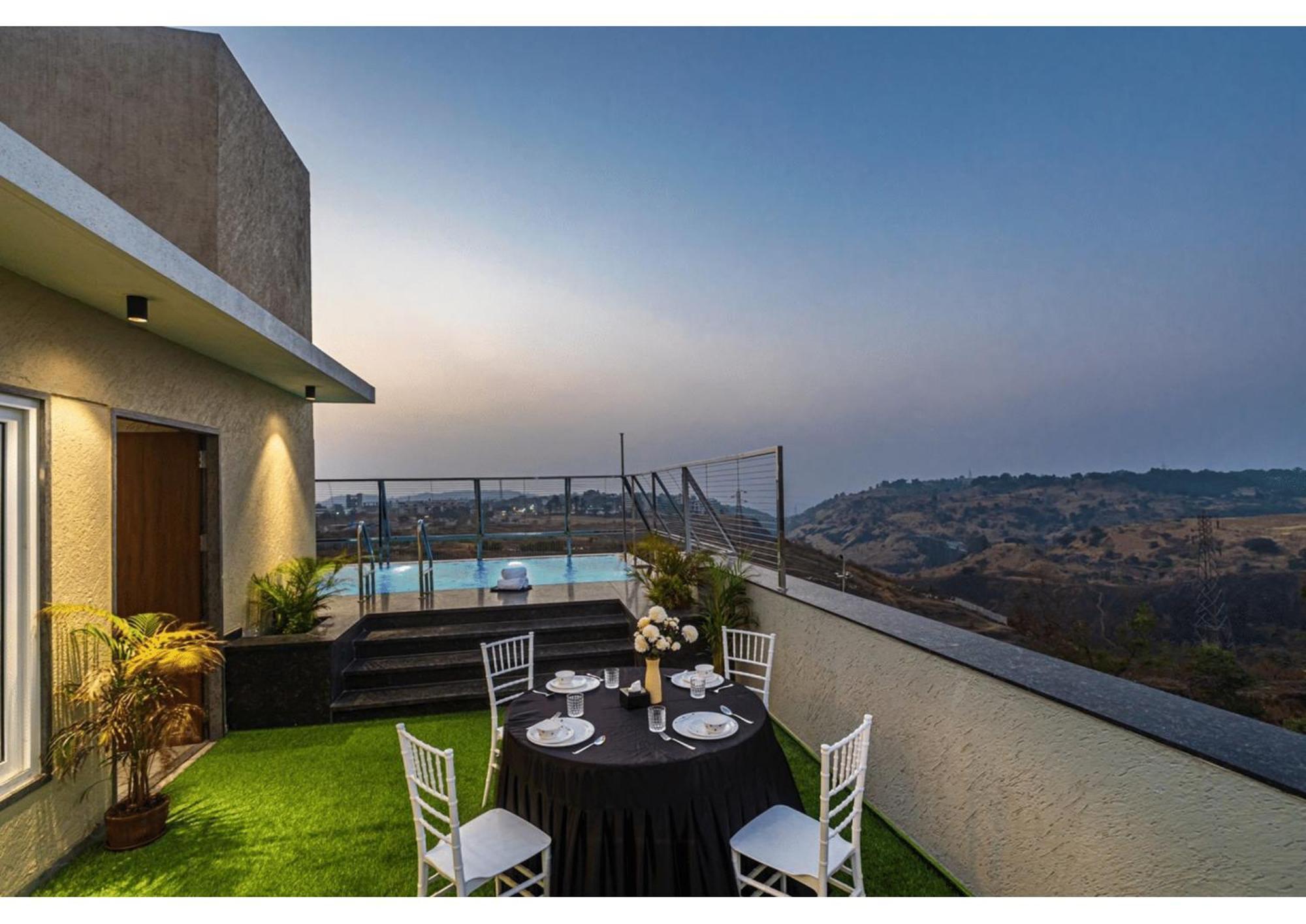 Mountain Glory 8Bhk By Tensorstays, Pool & Theater Igatpuri Exteriör bild